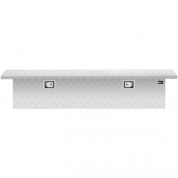 Skrzynka narzędziowa transportowa aluminiowa zamykana na klucz 180 l 176 x 30 x 34.5 cm