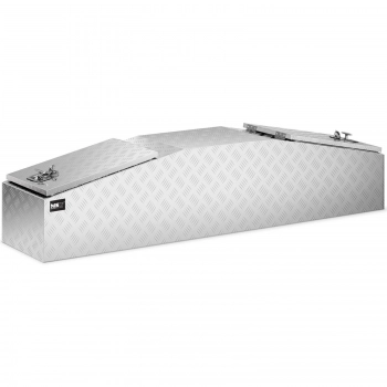 Skrzynka narzędziowa transportowa aluminiowa zamykana na klucz 280 l 177 x 40 x 40 cm