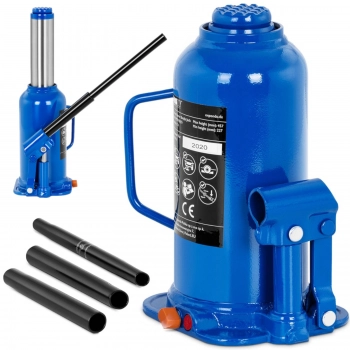 Podnośnik lewarek hydrauliczny słupkowy butelkowy 227 - 457 mm 15 t
