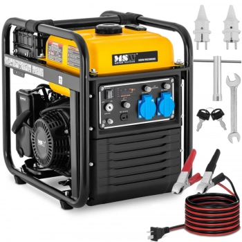 Agregat prądotwórczy generator prądu z rozrusznikiem elektrycznym 11 l 12 V 230 V 3800 W