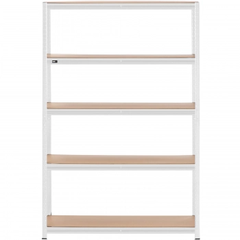 Regał magazynowy metalowy 5 półek do 875 kg 120 x 40 x 180 cm szary