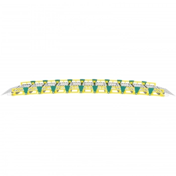 Rampa podjazdowa przenośna składana do 500 kg 1965 x 914 mm