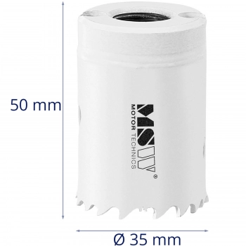 Otwornica bimetalowa wiertło do metalu drewna tworzyw sztucznych śr. 35 mm