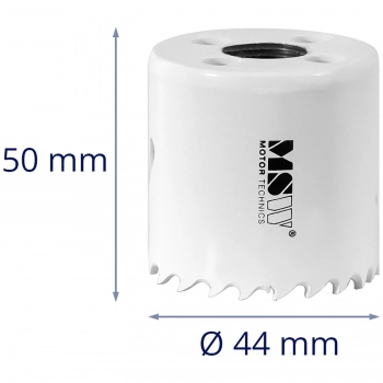 Otwornica bimetalowa wiertło do metalu drewna tworzyw sztucznych śr. 44 mm