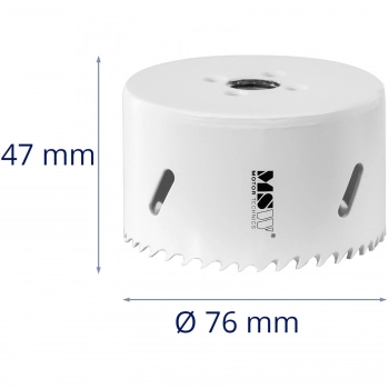 Otwornica bimetalowa wiertło do metalu drewna tworzyw sztucznych śr. 76 mm