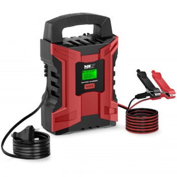 Prostownik samochodowy automatyczny z funkcja pamięci LCD 180 W 6/12 V 2/10 A