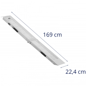 Rampa najazdowa szyny podjazdowe przenośne składane 1600 x 225 x 45 mm - 2 szt.