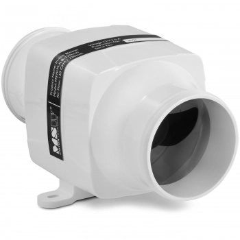 Wentylator tunelowy do silnika jachtu kampera przyczepy kempingowej 76 mm 12 V 2.5 A 14 m/s