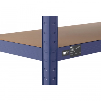 Regał magazynowy metalowy 5 półek 875 kg 90 x 40 x 180 cm niebieski