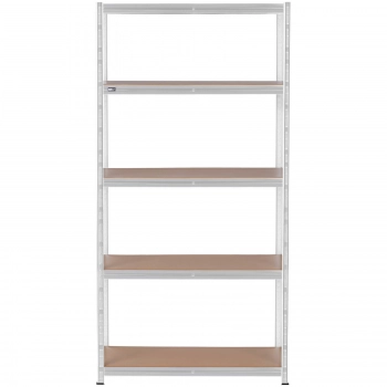 Regał magazynowy metalowy 5 półek 750 kg 100 x 50 x 197 cm szary