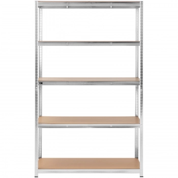 Regał magazynowy metalowy 5 półek 750 kg 120 x 60 x 197 cm szary