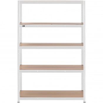 Regał magazynowy metalowy 5 półek 750 kg 120 x 60 x 180 cm szary