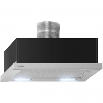 Okap kuchenny teleskopowy podszafkowy do zabudowy STAL LED 301.6 m3/h 60 cm