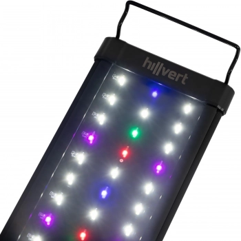 Lampa oświetlenie LED do akwarium wzrostu roślin pełne spektrum 33 diody 30 cm 6 W