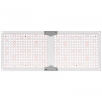 Lampa do uprawy wzrostu roślin pełne spektrum 60 x 24 cm 468 LED 220 W srebrna
