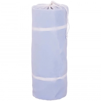Mata materac ścieżka gimnastyczna akrobatyczna nadmuchiwana 500 x 100 x 10 cm niebiesko-biała