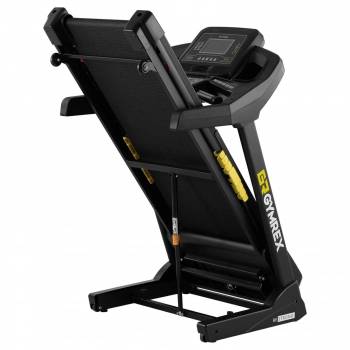 Bieżnia elektryczna składana treningowa do 150 kg 12 programów wentylator LCD 1837 W