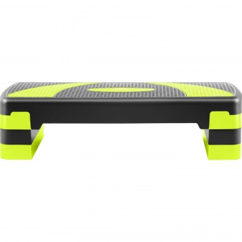 Stepper step treningowy do ćwiczeń fitness aerobiku 2 poziomy do 100 kg czarno-żółty