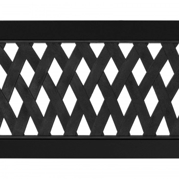 Ławka ławeczka ogrodowa parkowa tarasowa metalowa wolnostojąca 1250x420x760 cm