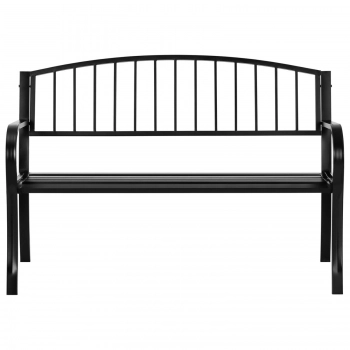Ławka ławeczka ogrodowa parkowa tarasowa metalowa wolnostojąca 1250x420x830 cm
