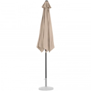 Parasol ogrodowy tarasowy okrągły śr. 270 cm kremowy