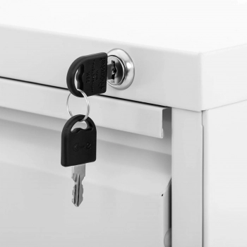 Szafa kartotekowa biurowa metalowa do kartotek dokumentów A4/F4 3 szuflady