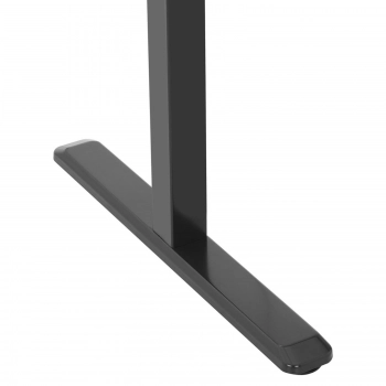 Stelaż rama biurka z ręczną regulacją wysokości 73-124 cm do 70 kg CZARNY