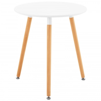 Stolik stół skandynawski do salonu biura nowoczesny okrągły śr. 60 cm wys. 67 cm