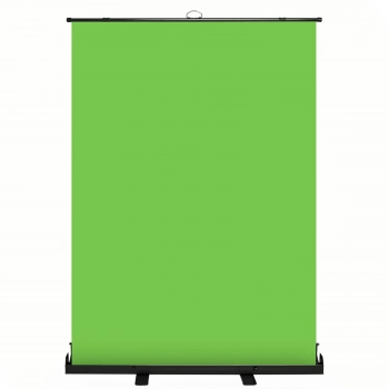 Tło fotograficzne GREEN SCREEN podłogowe rozwijane przenośne 153.8x199 cm