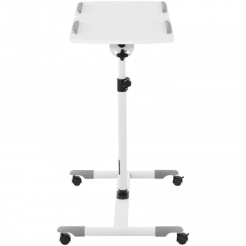 Stolik stojak pod laptopa odchylany regulowany 2 blaty 43 x 91 cm 700 - 1100 mm