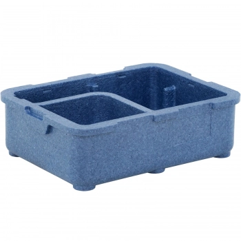 Pojemnik termoizolacyjny termiczny 4 komorowy do transportu posiłków 42 x 29 x 11 cm