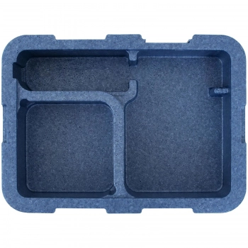 Pojemnik termoizolacyjny termiczny 4 komorowy do transportu posiłków 42 x 29 x 11 cm