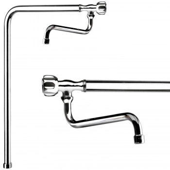 Bateria kolumna wodna z kranem wylewką obrotową dł. 22 cm wys. 65 cm