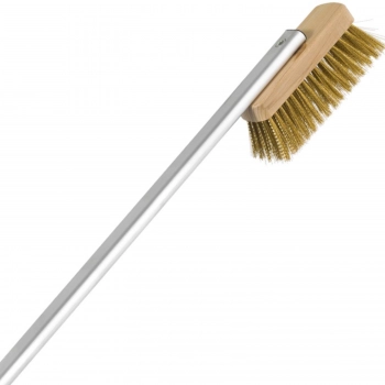 Zestaw akcesoriów narzędzi do pizzy 2 łopaty szczotka stojak 120 cm 4 el.
