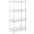 Regał druciany metalowy do magazynu garderoby 4 kosze 90 x 45 x 180 cm do 200 kg