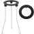 Statyw trójnóg laboratoryjny okrągły z żeliwa śr. 5.5 cm