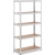Regał magazynowy metalowy 5 półek 875 kg 90 x 40 x 180 cm szary