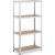 Regał magazynowy metalowy 4 półki 320 kg 80 x 40 x 160 cm szary