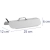 Lampa do wzrostu uprawy roślin pełne spektrum 25 x 12 cm 136 LED 50 W srebrna