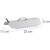 Lampa do wzrostu uprawy roślin pełne spektrum 25 x 17 cm 136 LED 100 W srebrna