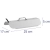 Lampa do wzrostu uprawy roślin pełne spektrum 25 x 17 cm 136 LED 100 W srebrna