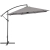 Parasol ogrodowy na wysięgniku okrągły uchylny śr. 300 cm ciemnoszary