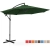 Parasol ogrodowy na wysięgniku okrągły uchylny śr. 300 cm zielony