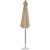 Półparasol przyścienny balkonowy tarasowy półokrągły 270 x 135 cm kremowy