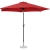 Parasol ogrodowy okrągły duży uchylny z korbką śr. 300 cm czerwony