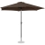 Parasol ogrodowy okrągły duży uchylny z korbką śr. 300 cm brązowy