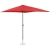 Parasol ogrodowy tarasowy prostokątny z korbką 200 x 300 cm czerwony