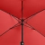 Parasol ogrodowy tarasowy prostokątny z korbką 200 x 300 cm czerwony
