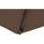 Parasol ogrodowy tarasowy okrągły uchylny z korbką śr. 270 cm brązowy