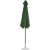 Parasol ogrodowy tarasowy okrągły uchylny z korbką śr. 270 cm zielony